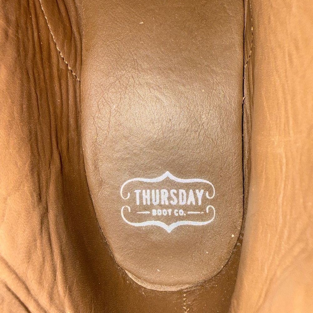 Men's Brown Leather Boots - Picture 2 of 11